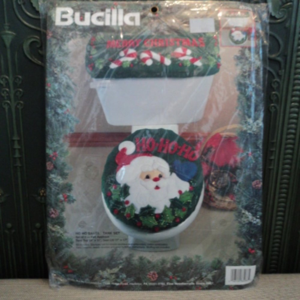 Bucilla craft felt kit "Ho Ho Santa" tank set
